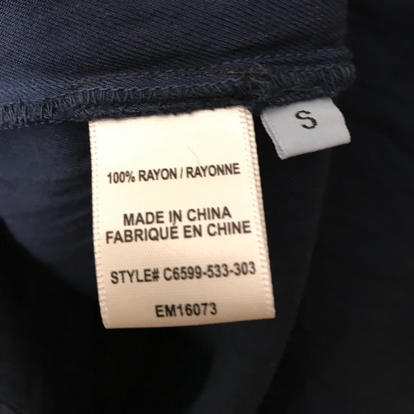 $100+ OFF! Anthropologie Cloth & Stone: Navy Dress - Picture 6 of 8